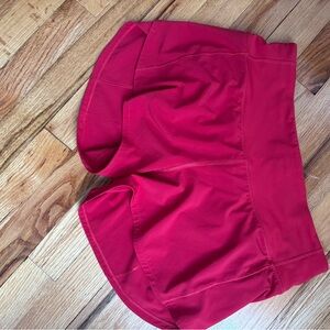 Lululemon Athletica Red Athletic Shorts
